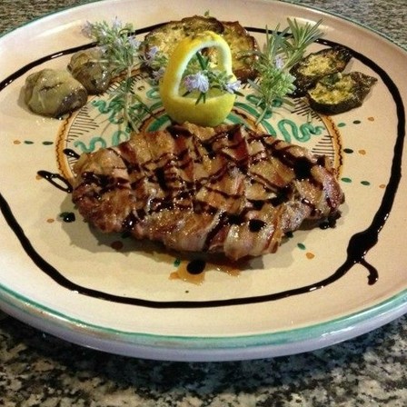 Filetto di Vitello in crosta di Pancetta