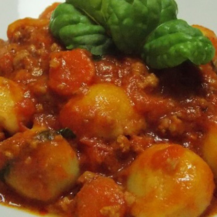 Gnocchi di Patate al Ragù di Cinghiale